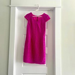 Lilly Pulitzer Textured Cap Sleeve Shift Dress